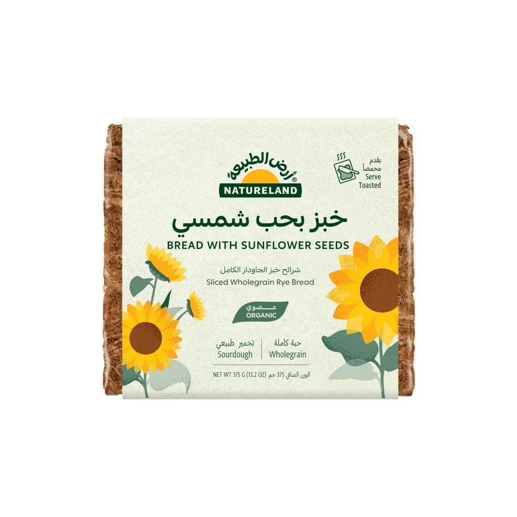 خبز حب شمسي عضوي